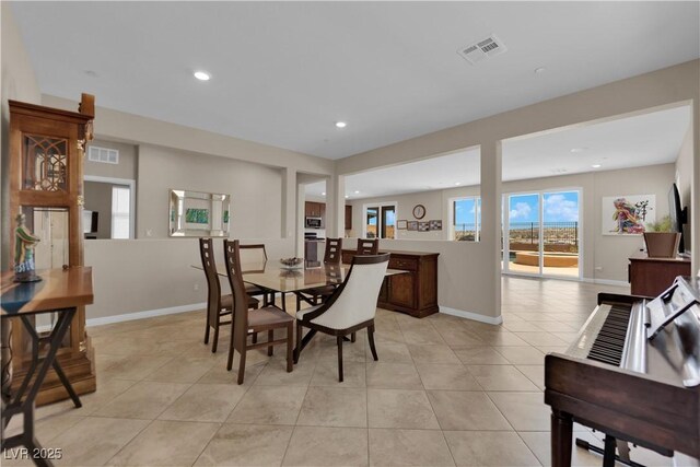 2714 Frabiele St, Henderson, NV 89044 - dining room featuring light tile patterned floors and recessed lighting