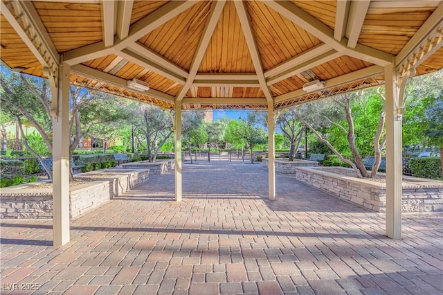 2714 Frabiele St, Henderson, NV 89044 - view of patio with a gazebo