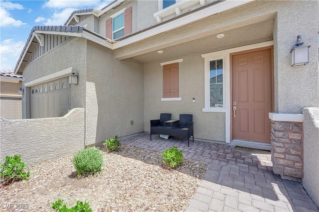 2714 Frabiele St, Henderson, NV 89044 - entrance to property featuring stucco siding and an attached garage