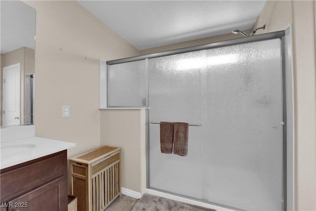 2714 Frabiele St, Henderson, NV 89044 - bathroom with a stall shower and vanity