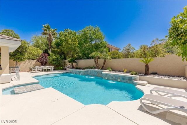 712 Proud Eagle Ln, Las Vegas, NV 89144 - view of pool with a patio and a fenced backyard
