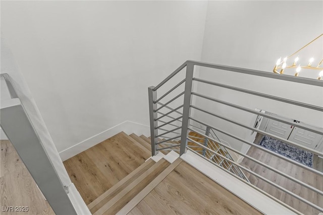 712 Proud Eagle Ln, Las Vegas, NV 89144 - stairway with wood finished floors
