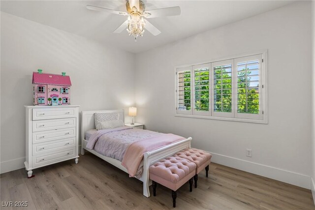 712 Proud Eagle Ln, Las Vegas, NV 89144 - bedroom with wood finished floors and ceiling fan