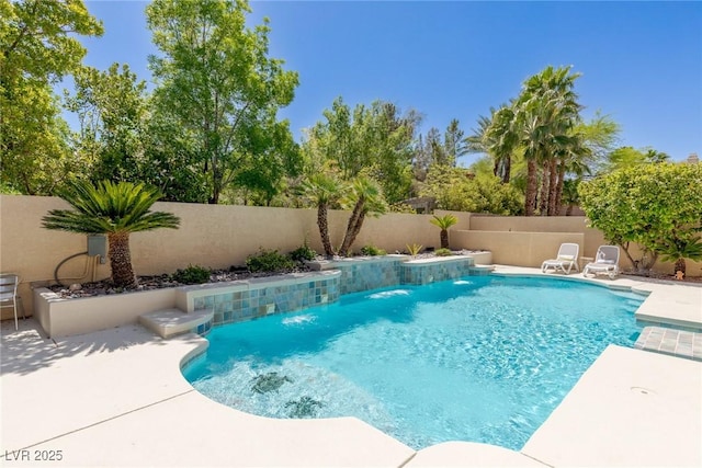 712 Proud Eagle Ln, Las Vegas, NV 89144 - view of swimming pool with a fenced backyard and a patio area