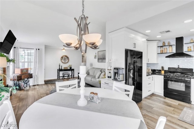 6536 Pleasant Plains Way, Las Vegas, NV 89108 - dining space featuring light wood-type flooring and recessed lighting