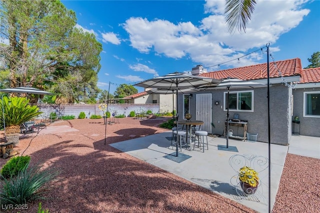 6536 Pleasant Plains Way, Las Vegas, NV 89108 - fenced backyard featuring a patio