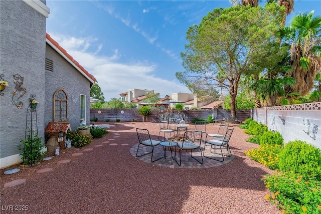 6536 Pleasant Plains Way, Las Vegas, NV 89108 - fenced backyard featuring a patio area