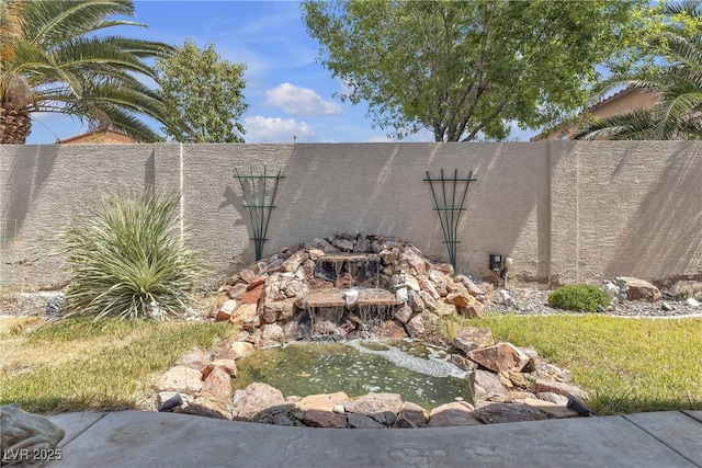 4408 Oasis Plains Ave, North Las Vegas, NV 89085 - exterior view of a garden pond