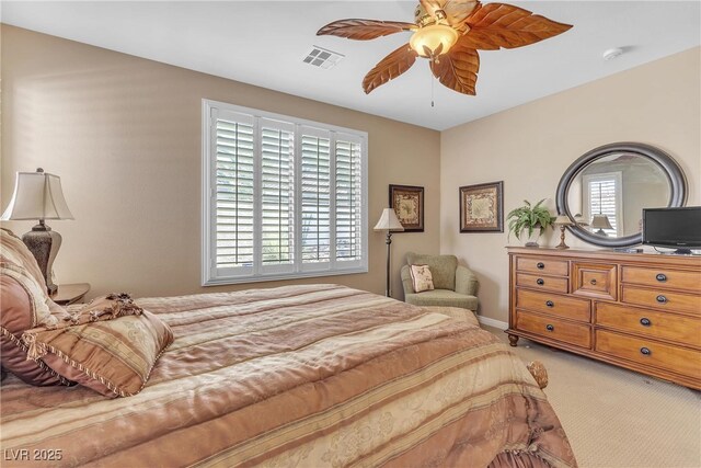 4408 Oasis Plains Ave, North Las Vegas, NV 89085 - carpeted bedroom featuring a ceiling fan and baseboards