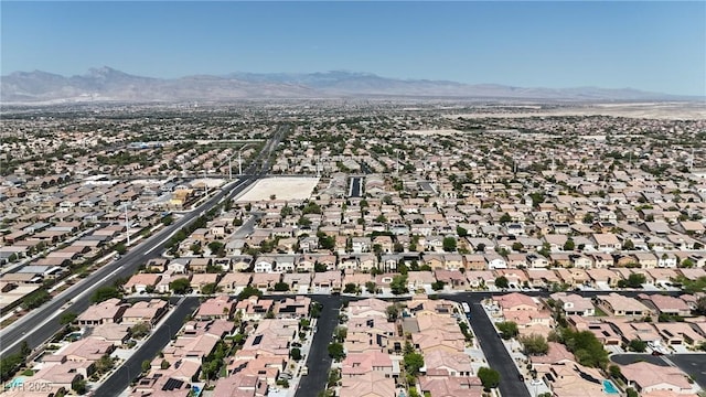4408 Oasis Plains Ave, North Las Vegas, NV 89085 - aerial view of property's location featuring mountains and nearby suburban area