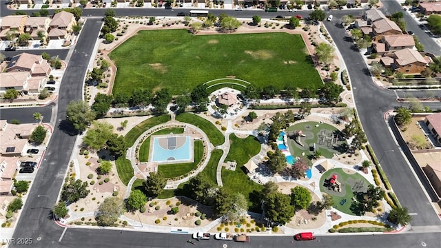 4408 Oasis Plains Ave, North Las Vegas, NV 89085 - aerial overview of property's location featuring nearby suburban area