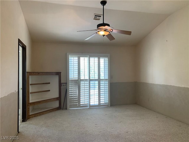 6704 Lost River Ct, Las Vegas, NV 89108 - carpeted empty room featuring ceiling fan