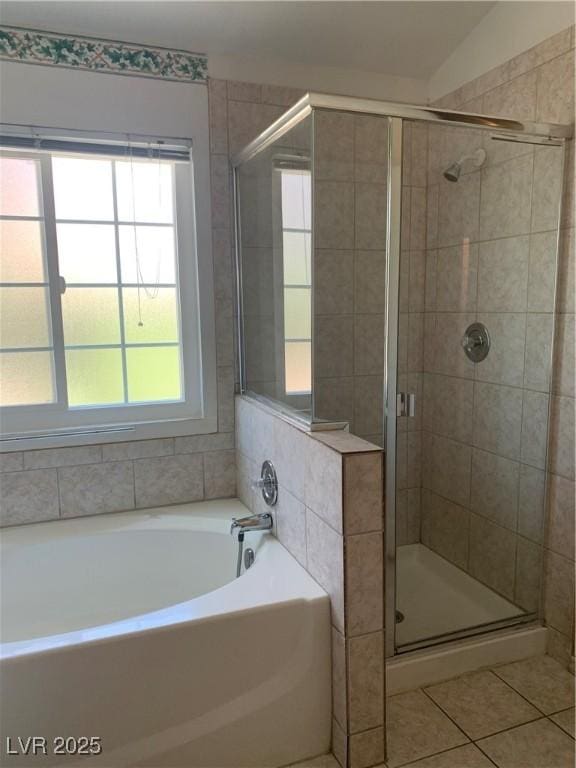 6704 Lost River Ct, Las Vegas, NV 89108 - full bathroom featuring healthy amount of natural light and a garden tub