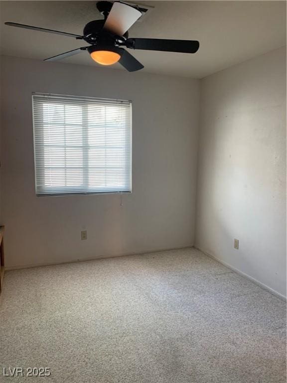 6704 Lost River Ct, Las Vegas, NV 89108 - empty room with ceiling fan and carpet floors
