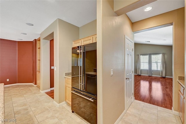 3609 Blue Pimpernel Ave, North Las Vegas, NV 89081 - corridor with light tile patterned floors and baseboards