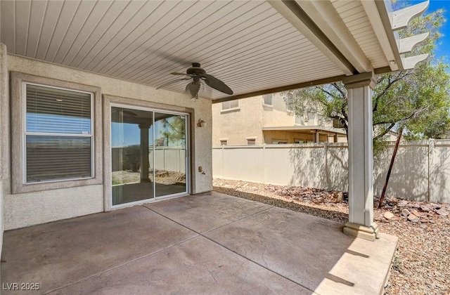 3609 Blue Pimpernel Ave, North Las Vegas, NV 89081 - view of patio with ceiling fan