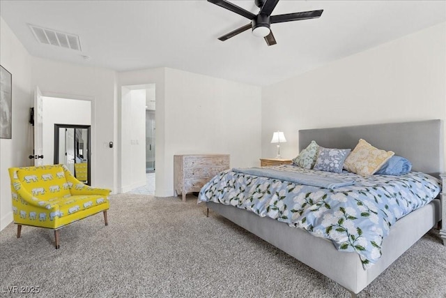 9612 Glengarry Dr, Las Vegas, NV 89129 - bedroom featuring carpet floors and a ceiling fan