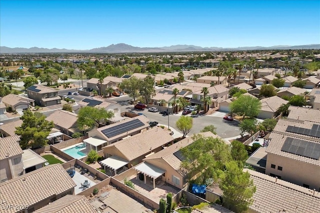 8563 Red Diamond St, Las Vegas, NV 89123 - aerial view of residential area with mountains