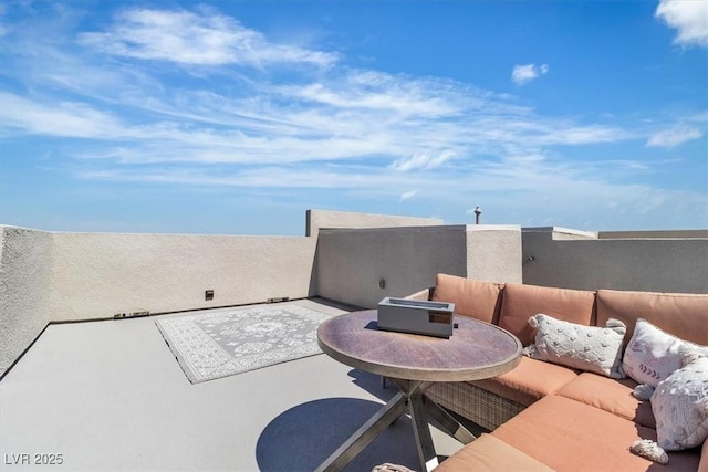 11695 Gentle Birdsong Ave, Las Vegas, NV 89138 - view of patio with an outdoor living space
