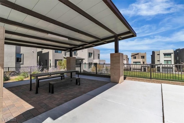 11695 Gentle Birdsong Ave, Las Vegas, NV 89138 - view of patio / terrace with a residential view