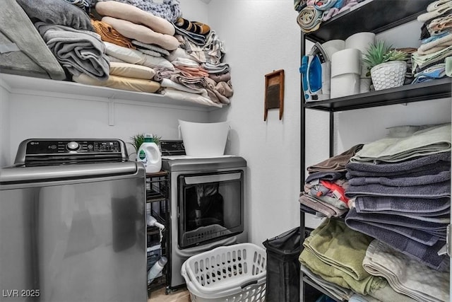 11695 Gentle Birdsong Ave, Las Vegas, NV 89138 - washroom with washer and dryer