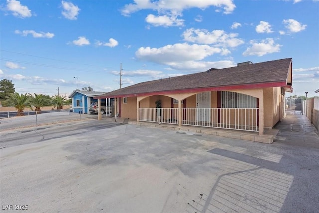 3715 Tabor Ave, North Las Vegas, NV 89030 - view of front of property with stucco siding
