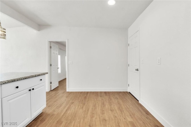 1121 W Monroe Ave, Las Vegas, NV 89106 - spare room featuring light wood-style floors and recessed lighting