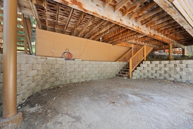 4581 Aspen Ave, Mount Charleston, NV 89124 - view of patio featuring stairs