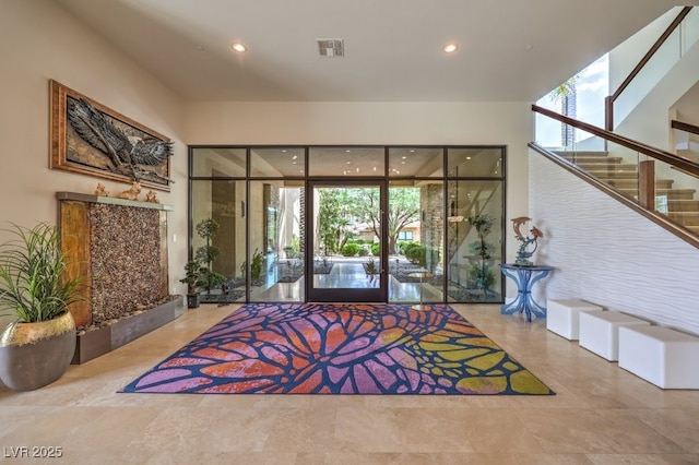 583 Saint Croix St, Henderson, NV 89012 - lobby with stairway and recessed lighting
