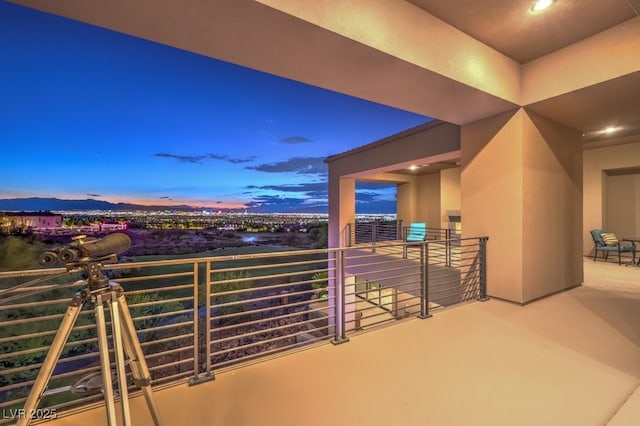 583 Saint Croix St, Henderson, NV 89012 - view of balcony at dusk