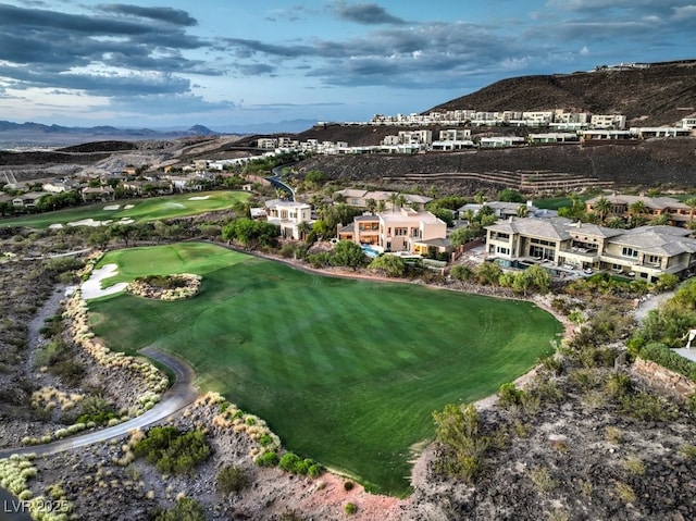 583 Saint Croix St, Henderson, NV 89012 - aerial view of residential area with a mountainous background and a local golf course