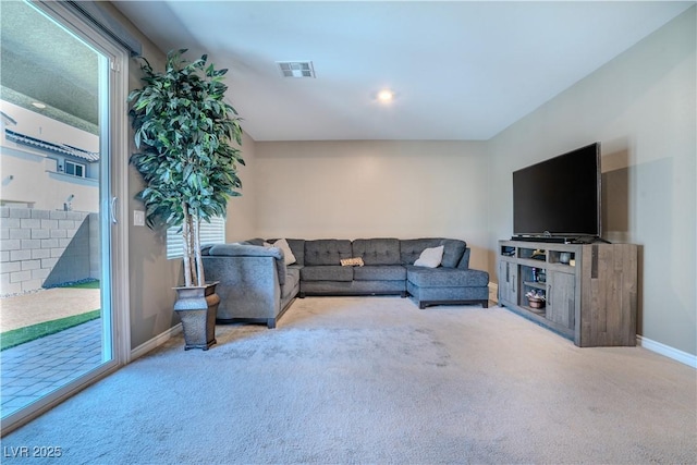 4376 Latitude Valley Ct, North Las Vegas, NV 89084 - carpeted living room featuring baseboards