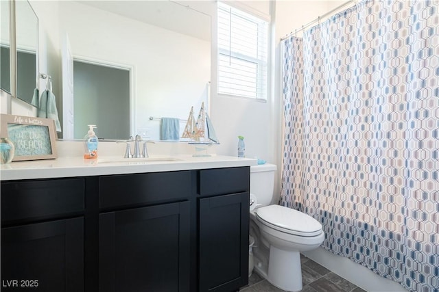 4376 Latitude Valley Ct, North Las Vegas, NV 89084 - bathroom with toilet and vanity