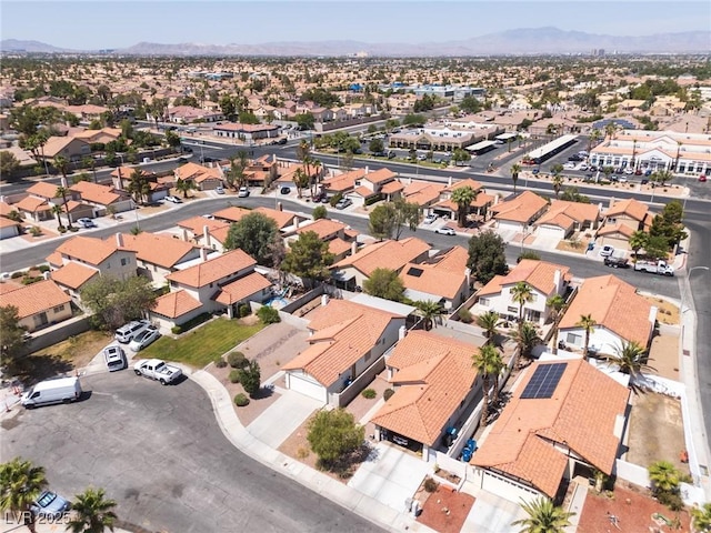 317 Brent Ct, Henderson, NV 89074 - aerial view of residential area with a mountain backdrop