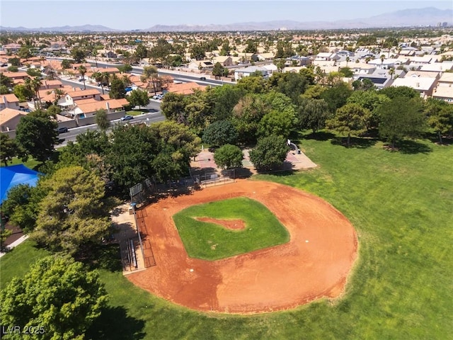 317 Brent Ct, Henderson, NV 89074 - aerial view of residential area featuring a mountainous background
