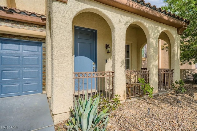 10428 Mulvaney Cir, Las Vegas, NV 89141 - property entrance with stucco siding