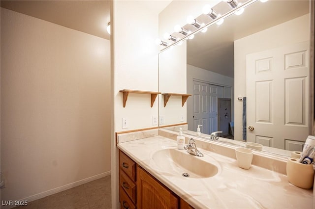 4616 E Idaho Ave, Las Vegas, NV 89104 - bathroom featuring vanity and tile patterned floors