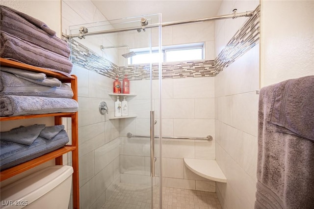 4616 E Idaho Ave, Las Vegas, NV 89104 - full bathroom with toilet and a stall shower