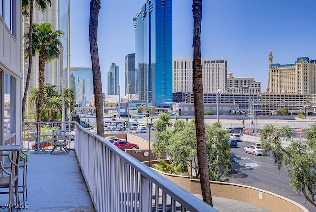 205 E Harmon Ave Unit 306, Las Vegas, NV 89169 - balcony with a view of skyline
