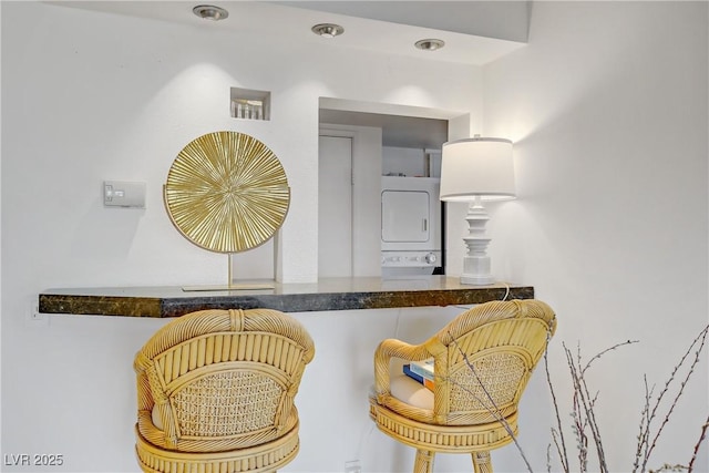 205 E Harmon Ave Unit 306, Las Vegas, NV 89169 - detailed view of stacked washing machine and dryer
