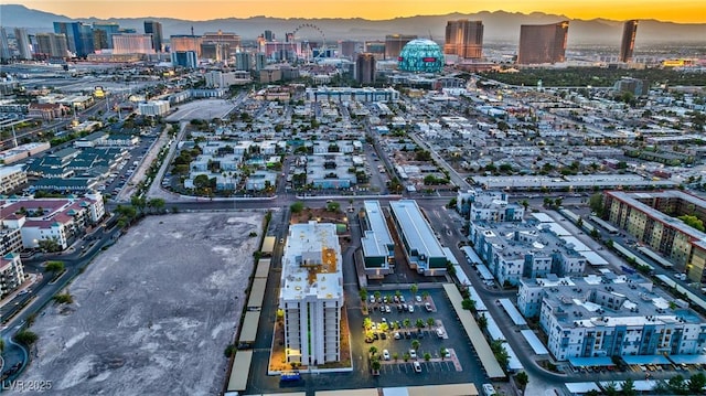 3930 University Center Dr Unit 412, Las Vegas, NV 89119 - aerial view at dusk of a view of city