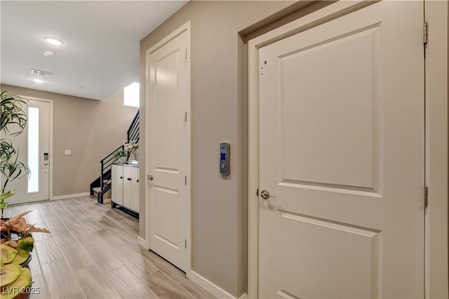 4336 Guava Ct Unit 0, Las Vegas, NV 89135 - entryway with stairs and light wood-type flooring