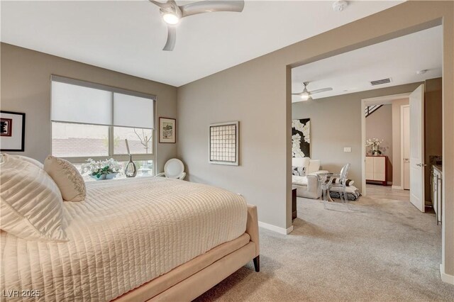 4336 Guava Ct Unit 0, Las Vegas, NV 89135 - bedroom featuring light colored carpet and ceiling fan
