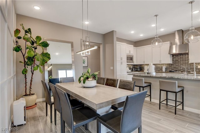 4336 Guava Ct Unit 0, Las Vegas, NV 89135 - dining space with baseboards and recessed lighting