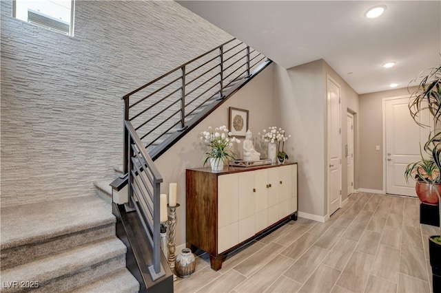 4336 Guava Ct Unit 0, Las Vegas, NV 89135 - stairs featuring recessed lighting and wood finished floors