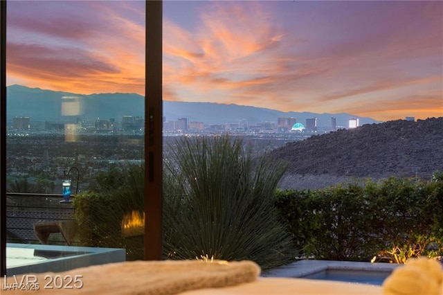 387 Solitude Peak Ln, Henderson, NV 89012 - view of mountain backdrop featuring nearby urban area