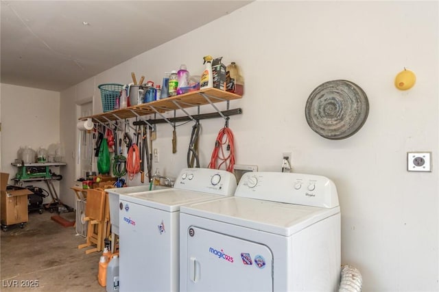 4168 Wendy Ln, Las Vegas, NV 89115 - washroom featuring independent washer and dryer
