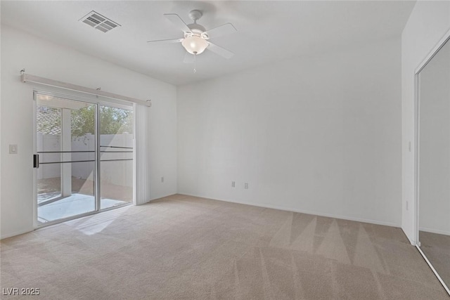 4828 Marco Polo St, North Las Vegas, NV 89031 - carpeted spare room with a ceiling fan