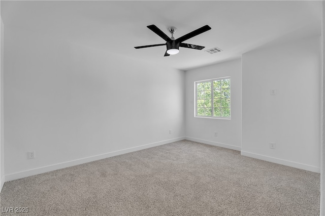 9047 Harbor Wind Ave, Las Vegas, NV 89178 - carpeted empty room featuring ceiling fan and baseboards