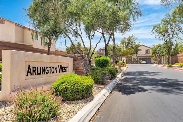 9047 Harbor Wind Ave, Las Vegas, NV 89178 - community / neighborhood sign with a residential view